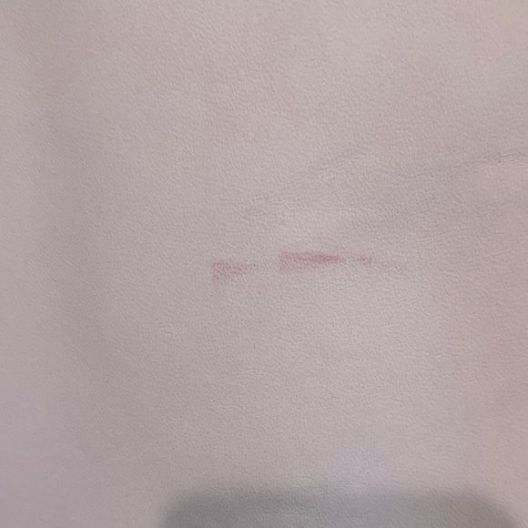 Lavender leather coat xs very good used condition. - Picture 5 of 7